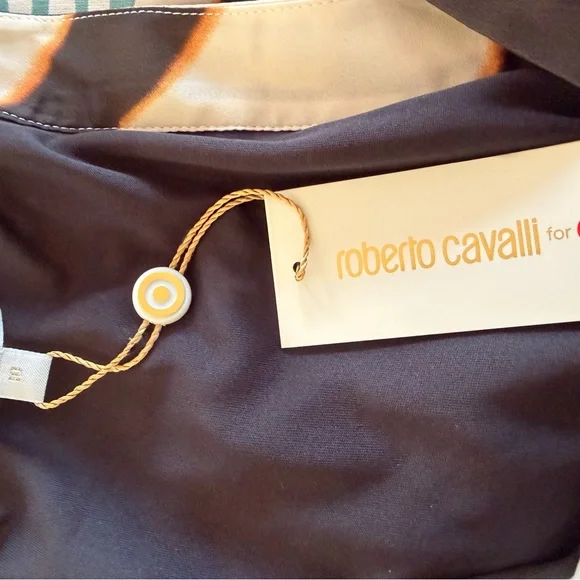 ROBERTO CAVALLI TARGET AUSTRALIA BROWN ANIMAL PRINT MAXI DRESS RESORT-WEAR NWT - Picture 11 of 15